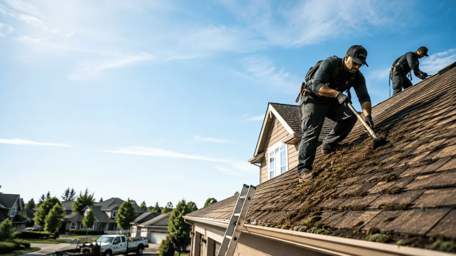 Roof Moss Removal in Yuba City, CA near me